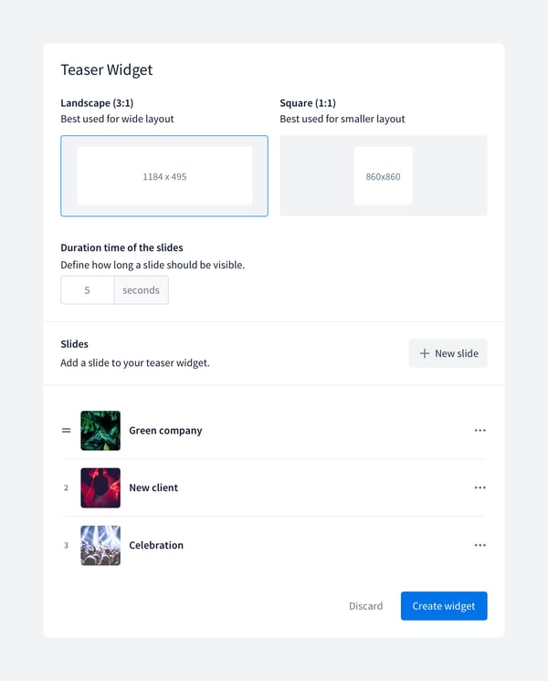 Creation-Screen