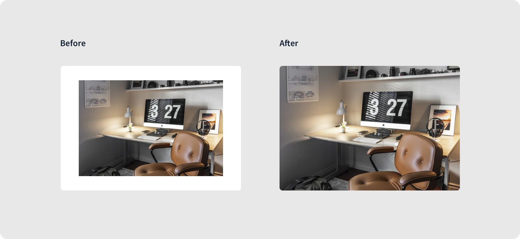 Image widget, frontend